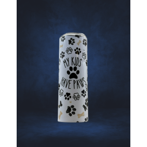 20 Oz Tumbler - My kids have paws