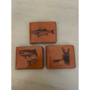 Laser Engraved Bi-Fold Leather Wallet – Handcrafted for Everyday Carry