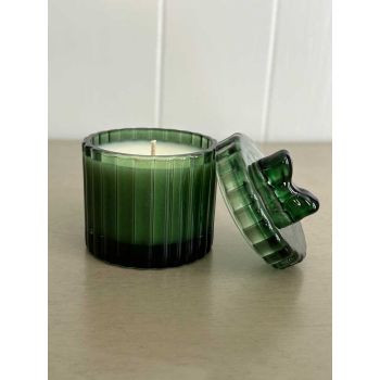Black Sea Candle in Green Bow Jar