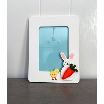 Easter Bunny & Chick Photo Frame