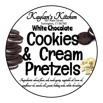 Cookies & Cream White Chocolate Pretzel Rod