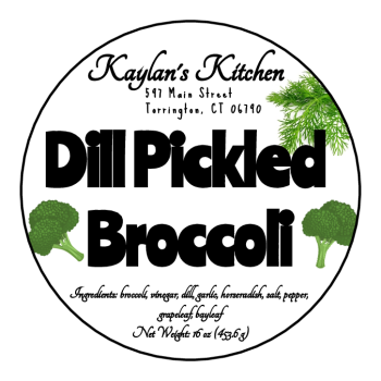 Dill Pickled Broccoli