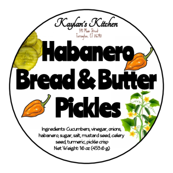 Habanero Bread & Butter Pickles