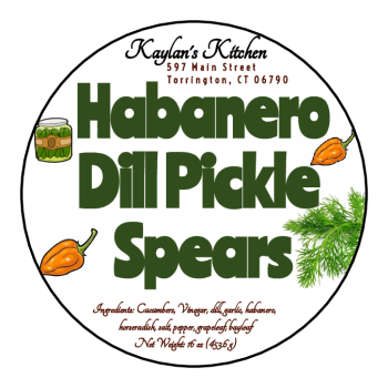 Habanero Dill Pickles