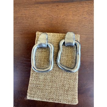 Polymer Faux Metal Pierced Earrings