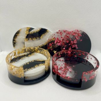 Resin Coaster Set