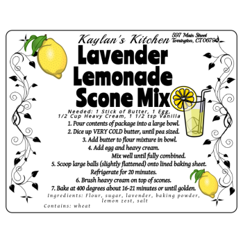 Lavendar Lemonade Scone Mix