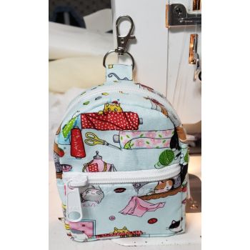 Mini backpack change purse