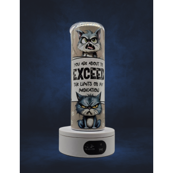 20 Oz Tumbler - Exceed the limits