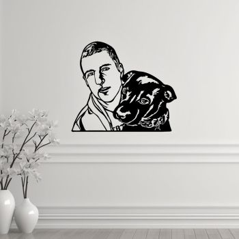 24" Wood Sign: 1 Person, 1 Pet